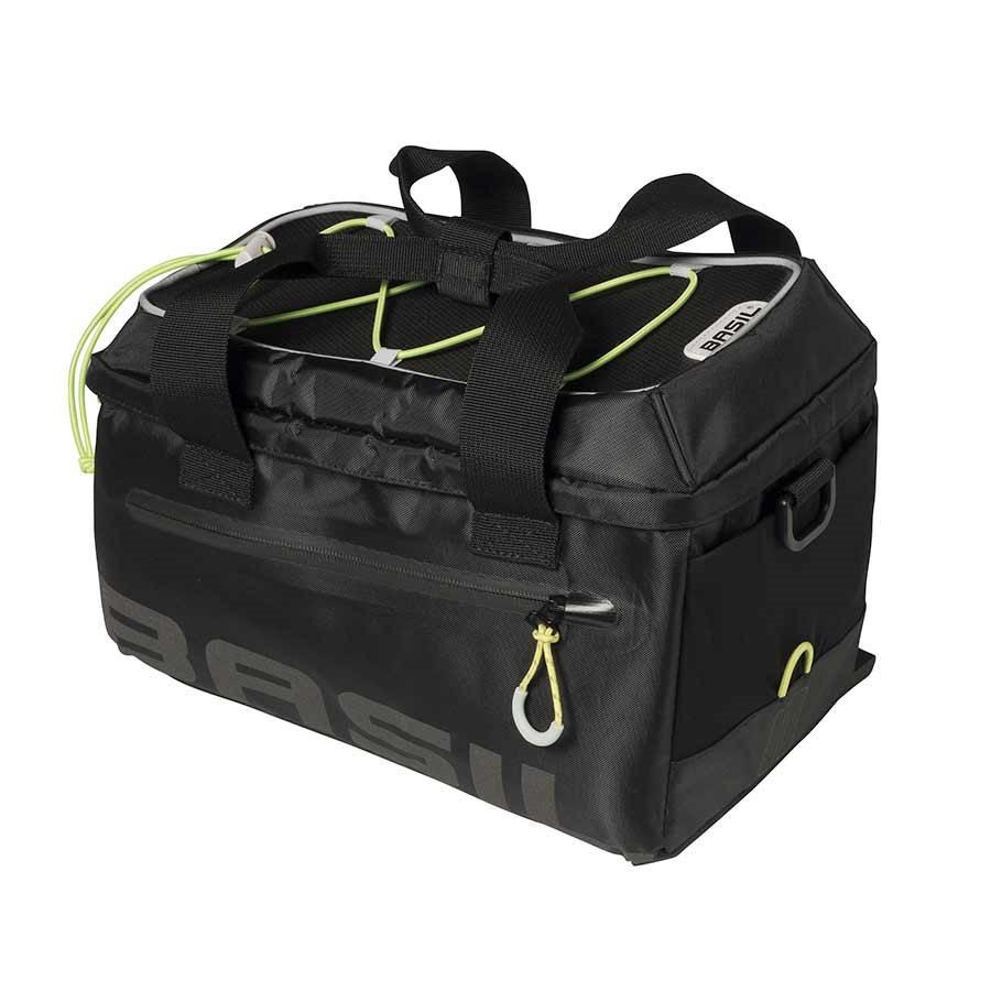 Basil Miles Trunk Bag Black/Lime 7L