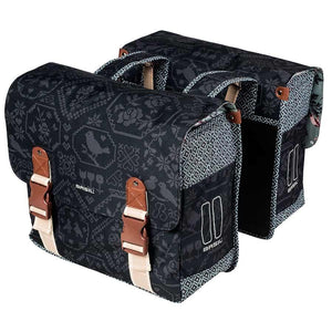 Basil Bohème Double Bag Charcoal