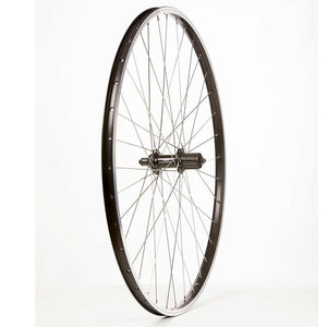 Wheel Shop Alex Dm18 Black/ Shimano Deore Fh-T610, Wheel, Rear, 700C / 622, Holes: 36, Qr, 135Mm, Rim, Shimano Hg