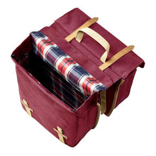 Load image into Gallery viewer, Basil Portland Double Bag Dark Red
