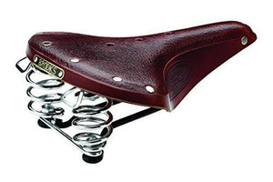 Brooks Saddles B67 Bicycle Saddle (Men'S, Chrome Springs, Antique Brown)