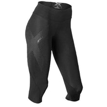 Load image into Gallery viewer, 2XU Womens Mid-Rise Compression 3/4 Tight
