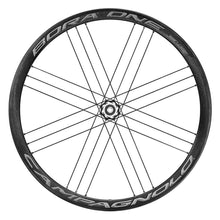 Load image into Gallery viewer, Campagnolo Bora One 35 Db Dark Clincher Wheel Front And Rear 700C / 622 Holes: 24 12Mm Ta F: 100 R: 142 Disc Center Lock Set
