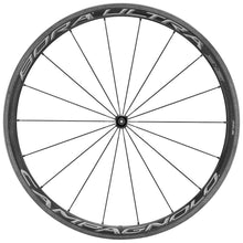Load image into Gallery viewer, Campagnolo Bora Ultra 35 Dark Clincher Wheel Front And Rear Holes: F: 18 R: 21 Qr F: 100 R: 130 Rim Set

