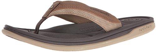 Cobian Men'S Bolster Archy Flip-Flop, Brown, 11 M Us
