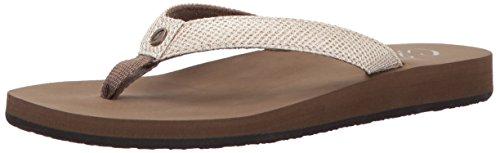 Cobian Women'S Fiesta Skinny Bounce Flip Flop, Tan, 9 M Us