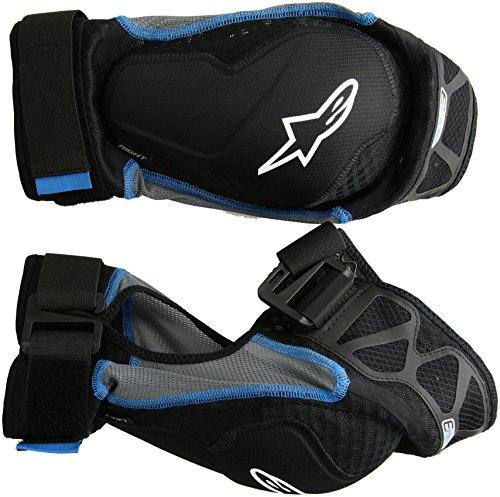 Alpinestars E-Ride Knee Protector Black/Cyan Small/Medium