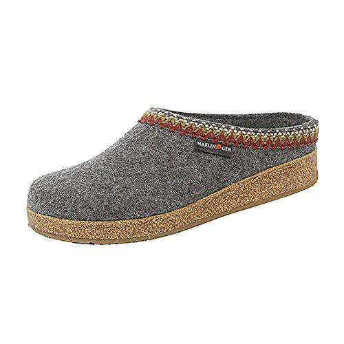 Haflinger Unisex Gz Zig Zag Clog Grey 42