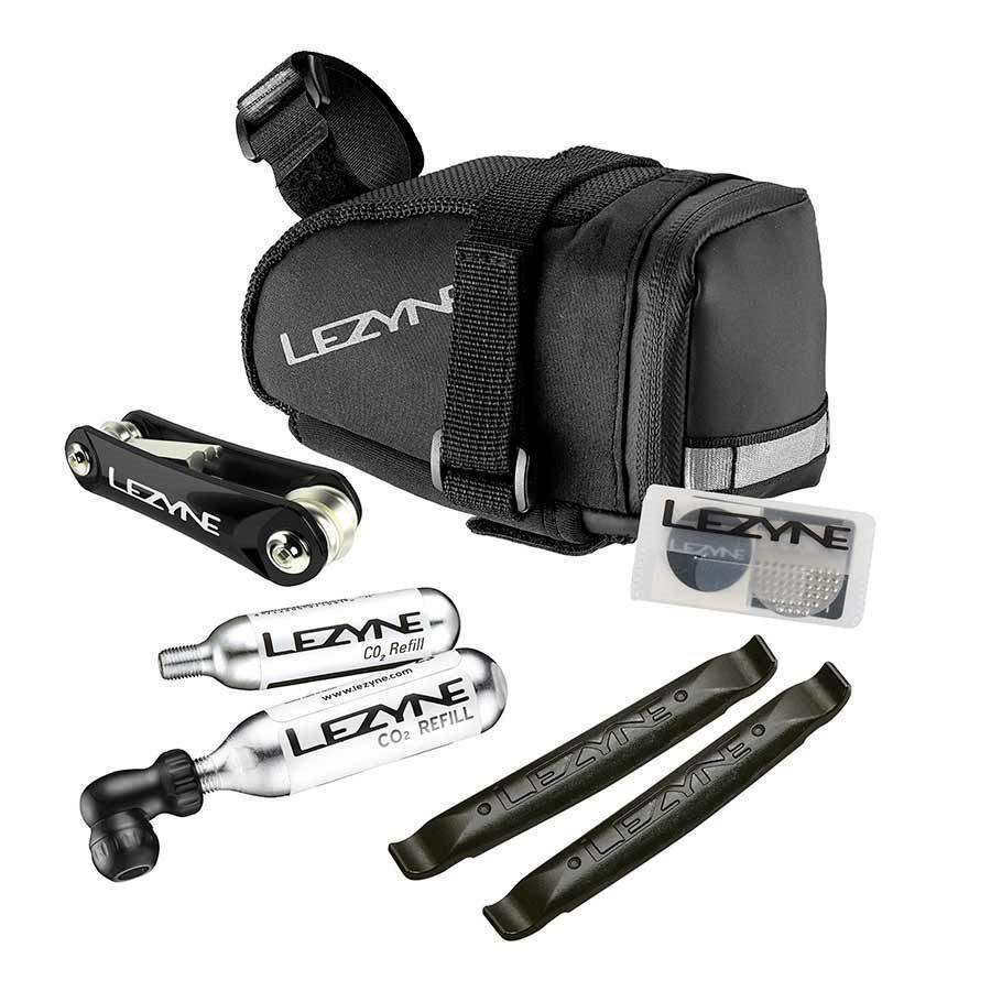 Lezyne M-Caddy Co2 Kit Co2 Inflator Threaded Presta Schrader