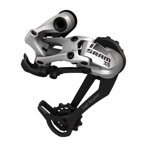 Sram X5, Rear Derailleur, 9Sp, Long Cage, Silver