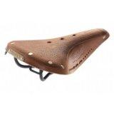 Load image into Gallery viewer, Brooks B17 Standard - Pre-Aged Dark Tan With Laces - Black Steel

