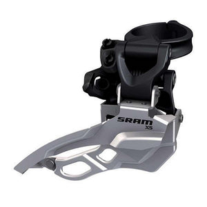 Sram X-5, Front Derailleur, 2X10Sp, Bottom Swing, Bottom Pull, 31.8/34.9Mm Clamp