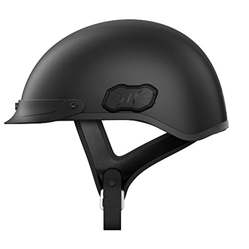 Sena Cavalry, Bluetooth Half Helmet, Matt Black, Xl Size