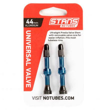 Load image into Gallery viewer, Stans No Tubes, Tubeless Valves, Tubeless Valve, Presta, 44Mm, Blue, Pair
