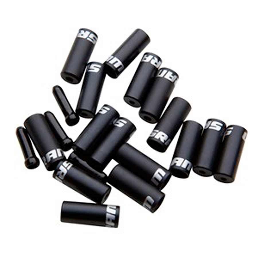 Sram Ferrule Kit, Includes 10X 4Mm Shifter Housing Stops, 6X 5Mm Brake Housing Stops And 4 Cable Ends, Black
