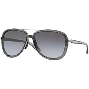 Oakley Women's Split Time Aviator Sunglasses, Onyx, 58.2 mm