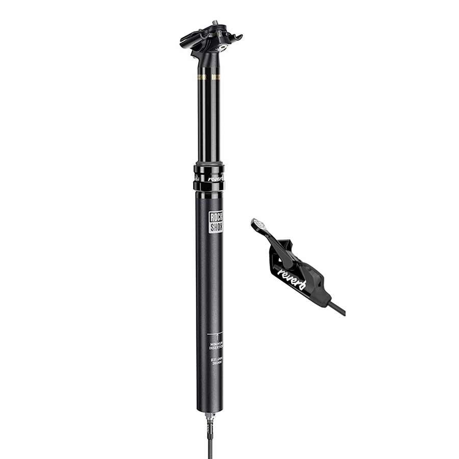 Rockshox Reverb Stealth 1X, Adjustable Seatpost, 30.9Mmx390Mm, Travel: 125Mm, 0Mm Offset, Black, Left Hand Remote