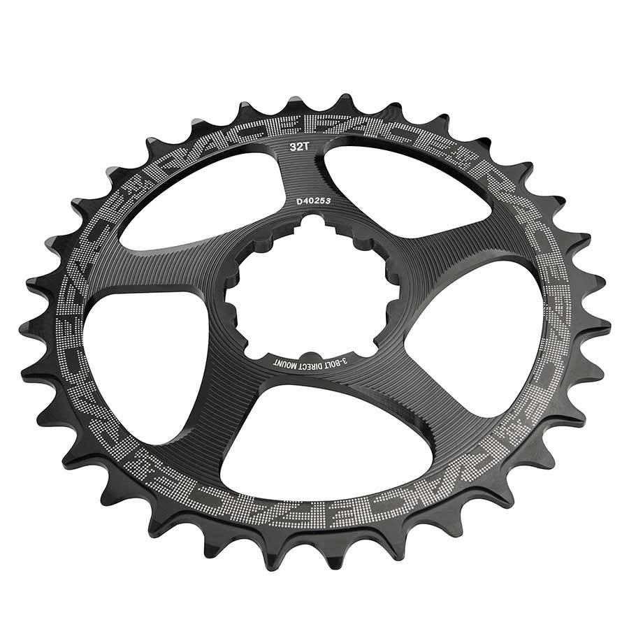 Raceface 3-Bolt Direct Mount, 36T Chainring, 9-12Sp, Bcd: Direct Mount, 7075-T6 Aluminum, Black