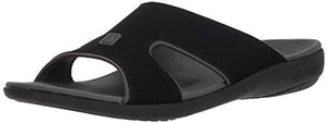 Spenco Men Kholo Plus Slide Sandal Carbon/Pewter 12 Medium Us