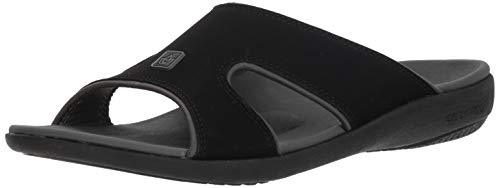 Spenco Men Kholo Plus Slide Sandal Carbon/Pewter 12 Medium Us
