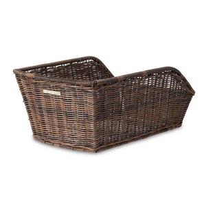 Basil Cento Rattan Look Rear Basket Nature Brown