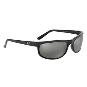 Rayban Predator 2 Black Frame Grey Mirror Polarized Lenses 62Mm
