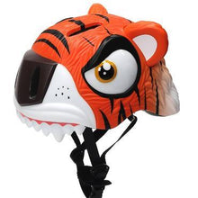 Load image into Gallery viewer, Animiles 3D Tiger Helmet Kids
