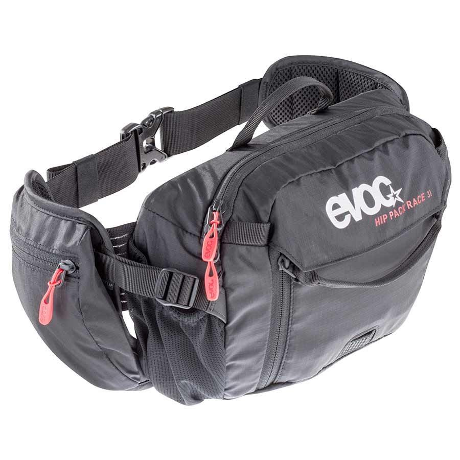 Evoc Hip Pack Race, Hydration Bag, Volume: 3L, Bladder: Included (1.5L), Black