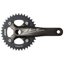 Load image into Gallery viewer, Shimano Front Chainwheel, Fc-M640, Zee 165Mm 2-Pcs Fc, 36T W/O Ba
