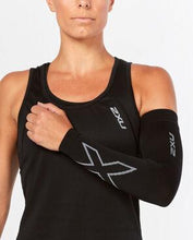 Load image into Gallery viewer, 2Xu Comp Flex Arm Sleeve (Single) Black/Grey Xs
