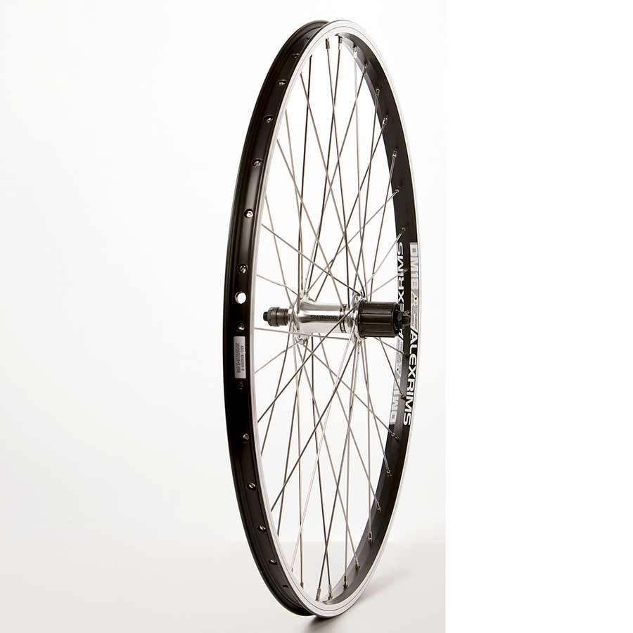 Wheel Shop Alex Dm18 Black/ Shimano Fh-Rm30-7, Wheel, Rear, 26'' / 559, Holes: 36, Qr, 135Mm, Rim, Shimano 7 Speed