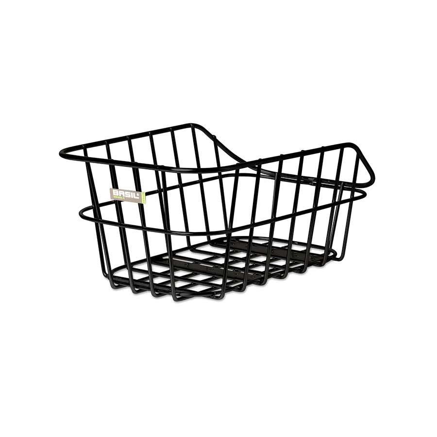 Basil Cento Alum Rear Basket Matte Black