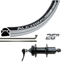 Load image into Gallery viewer, Wheel Shop Double Wall Alex Ace17 Black Formuladc-22/26&#39;&#39;/559/H:36/Qr/135Mm
