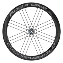 Load image into Gallery viewer, Campagnolo Bora One 50 Disc Brake Dark Clincher Wheel Front And Rear Holes: 24 12Mm Ta F: 100 R: 142 Disc Center Lock Set
