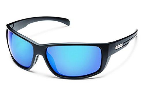Suncloud Milestone Polarized Blue Mirror Matte Black